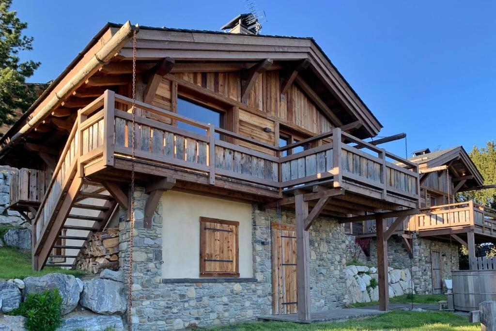 Вилла Le Koya : Chalet De Prestige A Bolquere Экстерьер фото